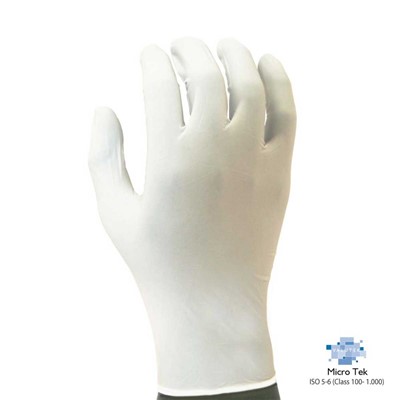 Valutek VTGNPFB95-XS - MicroTek Nitrile Gloves - Powder-Free - 9.5" L - ESD Compliant - X-Small - 10 Bags/Case