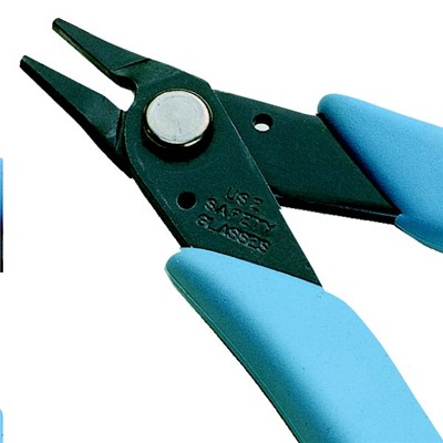 Xuron 475SAS - Serrated Xuro-Grip™ Short Nose Pliers w/Static Control Grips - Serrated - 5.07"