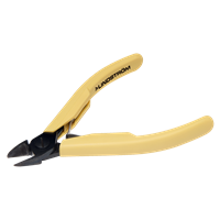 Lindstrom 8130 - Precision Diagonal Cutter w/Oval Head & ESD Safe Handle - XS Head Size - Micro-Bevel - 4.25" L