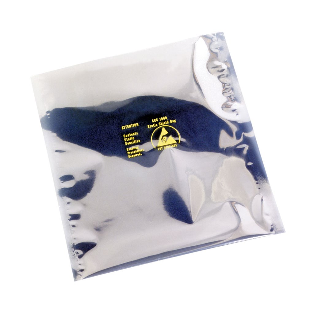 Open-Top 2,000 ESD Anti-Static Shielding Bags 8" x 12"