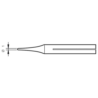 JBC Tools 0150805 - B-05D Classic Tip Series Soldering Tip for 14ST Iron - 1 mm
