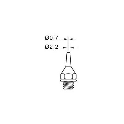 JBC Tools 0320903 - 09 HT High Thermal Performance Tip for DST Desoldering Iron - O.D 2.2 mm/I.D 0.7 mm