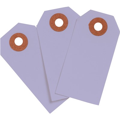 Brady 102152 - Blank Write-On Tags - 2.75" H x 1.375" W - Cardstock - Lavender - Pack of 1000 Tags