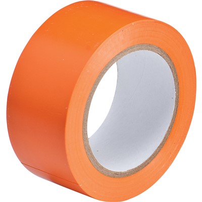 Brady 102825 - Marking Tape Roll - Abrasion Resistant Vinyl - Solid Color - Orange - 2" - Roll of 108 Feet
