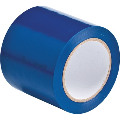 Brady 102833 - Marking Tape Roll - Abrasion Resistant Vinyl - Solid Color - Blue - 4" - Roll of 108 Feet