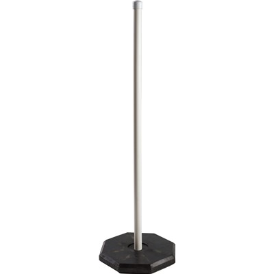 Brady 103567 - Recycled Rubber Sign Post System - 5' H - Black/Natural