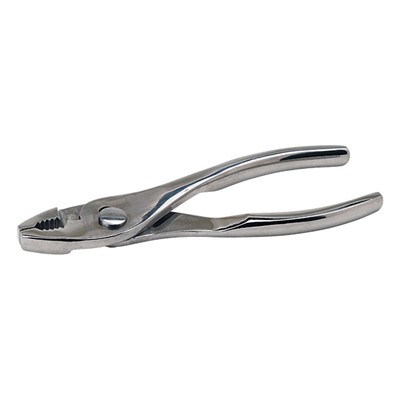 Aven 10370 6.5" Stainless Steel - Slip Joint Pliers - Serrated Jaws.