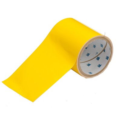 Brady 104372 - Toughstripe Floor Marking Tape - 4" x 100' - Yellow