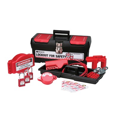 Brady 105958 - Personal Valve Lockout Kit with 3 Safety Padlocks