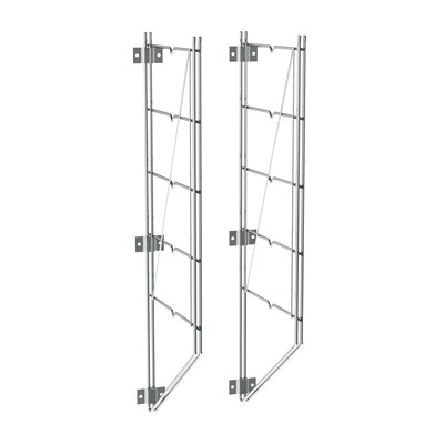 InterMetro Industries 12WB5C Erecta Shelf Wall Mounts for up to five 12" Wide Erecta Wire Shelves