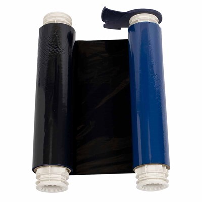 Brady 13524 - PowerMark® Two Color Ribbon - 8.8" x 200' - Black/Blue