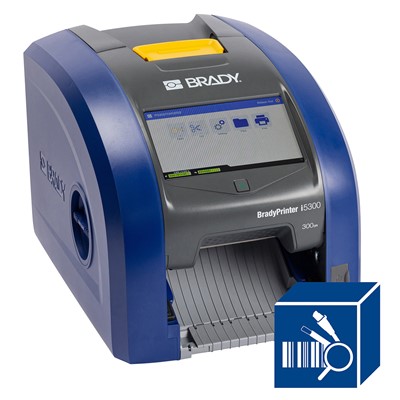 Brady 151290 BradyPrinter i5300 Industrial Label Printer 300 dpi WiFi with PWID Software Ste