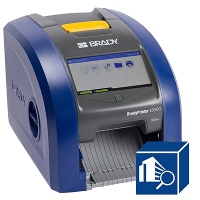 Brady 151292 BradyPrinter i5300 Industrial Label Printer 300 dpi WiFi BWS SFID Software Ste