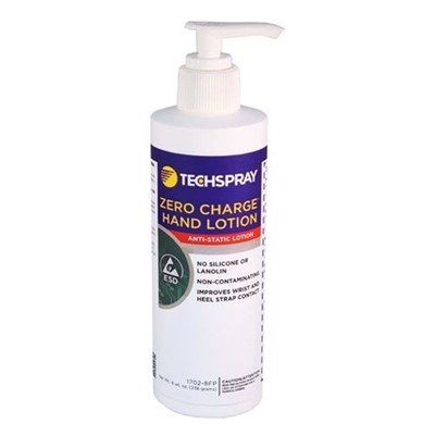 Techspray 1702-8FP - Zero Charge ESD Hand Lotion - 8 oz. Bottle - 24/Case