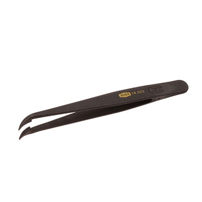 Aven Tools 18523 - Plastic Tweezers 7 - Fine, Curved Tips