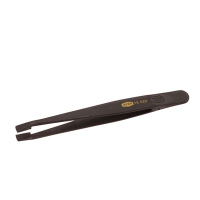 Aven Tools 18529 - Plastic Tweezers 35A - Straight, Broad, Flat Tips