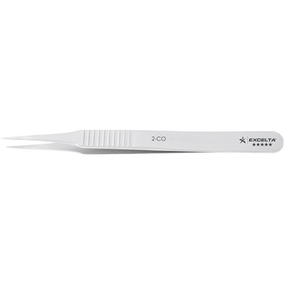 Excelta 2-CO - 5-Star Cobalitma® Tapered Medium Tip Tweezers - 4.75"