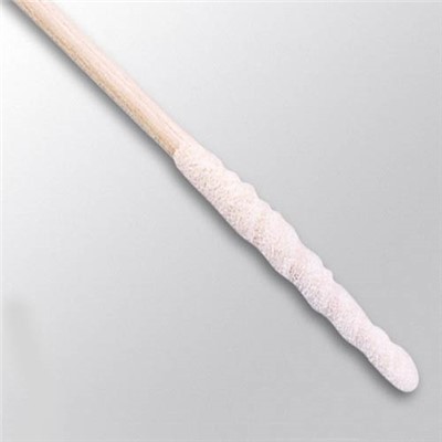 Chemtronics 20080 - Coventry Wrapped Foam Swabs - Polyurethane Foam - Wood Handle - 2.6" L - 0.89" Head Length - 5 Bags/Case