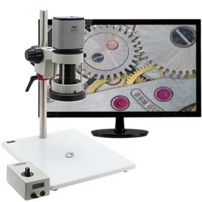 Aven 258-207-570-ES Digital Microscope Mighty Cam ES - 7x-70x - Macro Lens - Post Stand