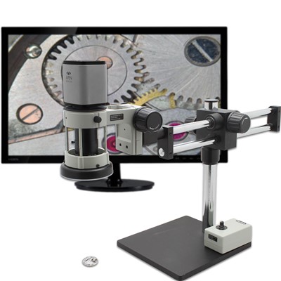 Aven 258-209-534-ES Digital Microscope Mighty Cam ES - 7x-70x - Macro Lens - Double Arm Boom Stand