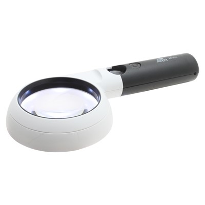 Aven 26054 Hand Held Magnifier 5X/20X With Led Light