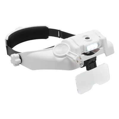 Aven 26115 Headband Magnifier - Leds And Lenses 1X - 1.5X - 2X - 2.5X - 3.5X