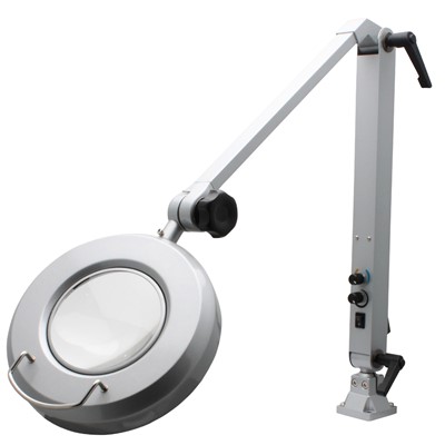 Aven Tools 26501-LFL-LED - ProVue Deluxe Magnifying Lamp [2.25x] w/White and Amber LEDs