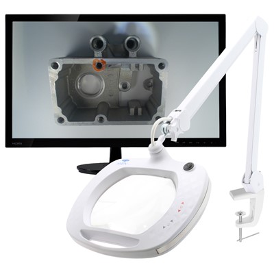 Aven 26510 - Mighty Vue Inspector - 3 Diopter (1.75x) - Magnifying Lamp - HD Camera
