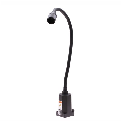 Aven 26527 - Sirrus Task Light w/LED High Intensity Fixed Focus - 500mm Flex Arm & Mounting Clamp