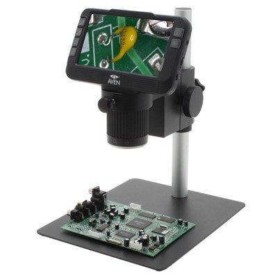 Aven 26700-220-MNT Mighty Scope Clearvue Digital Microscope 8X-25X - Post Stand
