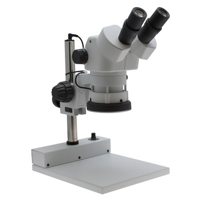 Aven 26800B-371 Stereo Zoom Binocular Microscope - SPZ-50 - 6.75X To 50 - Post Stand - integrated Led Light