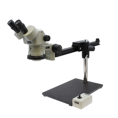 Aven 26800B-373-1 Stereo Zoom Binocular Microscope SPZ-50 - 6.75X -50X - Ultra Glide Boom Stand - Led Ring Light