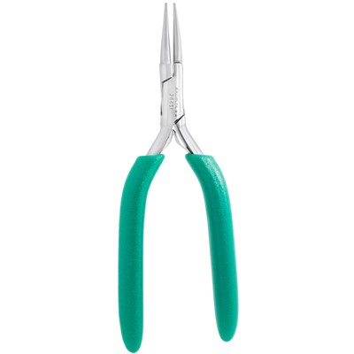 Excelta 2843L - 2-Star Long Round Nose Pliers - Smooth - 6"