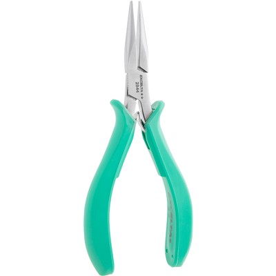 Excelta 2844 - 2-Star Chain Nose Pliers - 5.75" - Stainless Steel - ESD-Safe Grips