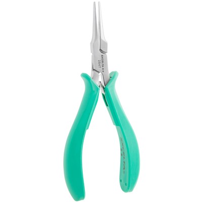 Excelta 2847 - 2-Star Needle Nose Pliers - 5.5" - Stainless Steel - ESD-Safe Grips