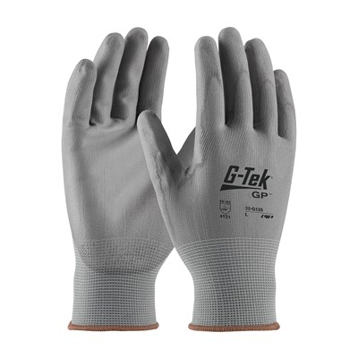 Protective Industrial Products (PIP) 33-G125-M - G-Tek GP Seamless Knit Nylon Gloves w/Polyurethane Coated Smooth Grip - Medium - 12 Pairs/Pack