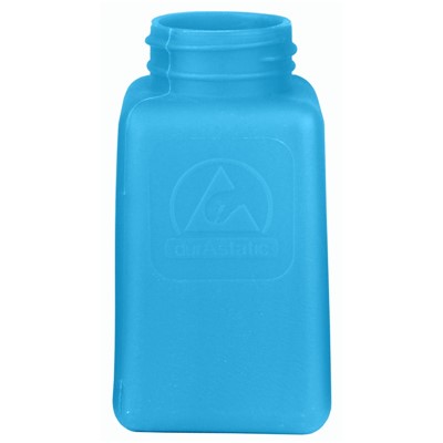 Menda 35261 - 6 oz HDPE durAstatic Bottle - 2" x 2" x 4" - Blue