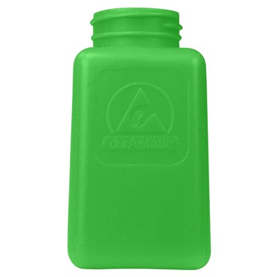 Menda 35494 - 6 oz HDPE durAstatic Bottle - 2" x 2" x 4" - Green