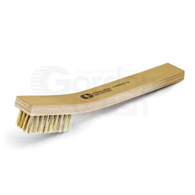 Gordan Brush 36CK - 4 x 9 Row Hog Bristle & Plywood Handle Large Scratch Brush - 8.25" L