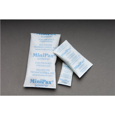 MultiSorb (Filtration Group) 39AG103 - Minipax Silica Gel Packets - 0.75G - 1500 MiniPax Packets/Foil Pouch & 6 Pouches/Cartons (9000 Packets Total)