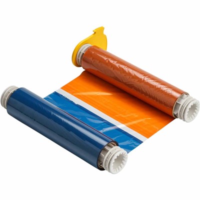 Brady 51448 - PowerMark® Four Color Ribbon - 8.8" x 200' - Black/Red/Orange/Blue