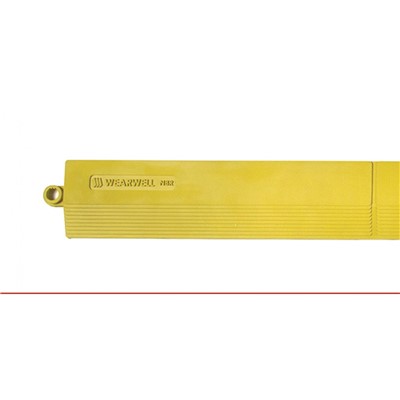 Wearwell 578.EDGINGMNBRYL - 24/Seven LockSafe Edging Male NBR - 3" x 36" - Yellow