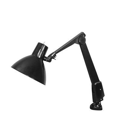 Dazor 602-BK - CFL/Incandescent Lamp w/Floating Arm - 31" Reach - Clamp Base - Black