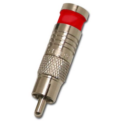 Eclipse 705-004-RD-10 - RCA Connector - RG6/U - Red - 10/Pack