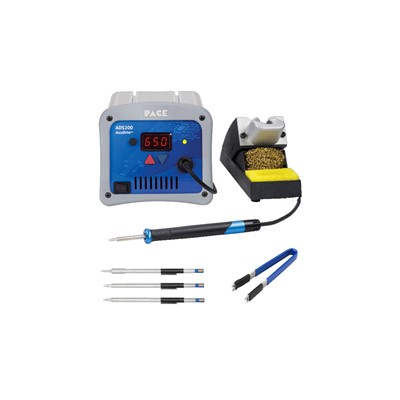 Pace 8007-0594 ADS200 AccuDrive Soldering Station with TD-200 - ISB Cubby & 3 Tip Bundle (230V Only)