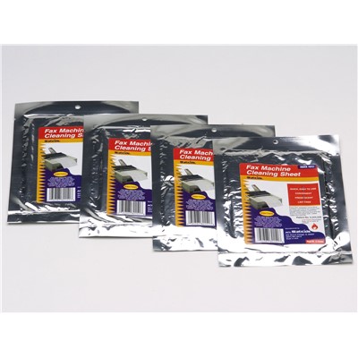 ACL Staticide 8015 4PK - Fax Machine Cleaning Sheet - 1/Pouch - 4 Pouches/Bag - 12 Bags/Case