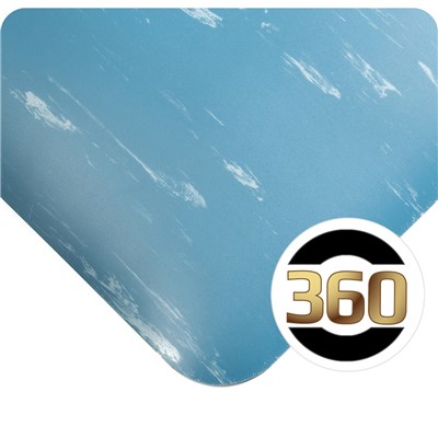 Wearwell 819.78x2x60AMBL - 819 UltraSoft Tile-Top AM w/ WOW! - 2' x 60' - Blue