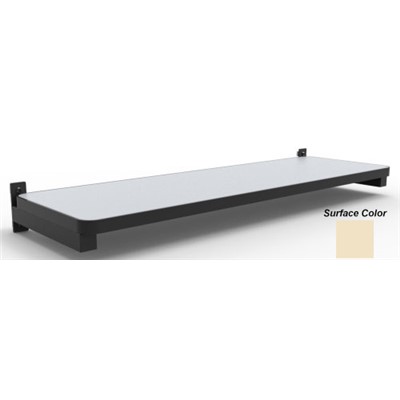 Production Basic 8419 - Laminate Shelf for Workbench - 36" W x 15" D - Almond
