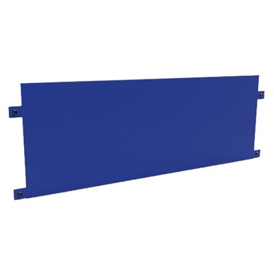 Production Basic 8709 - Workbench Modesty Panel - 48" W x 16" H - Blue