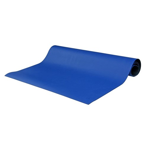 SCS 8905 - 8900 Series Dissipative Rubber Mat Roll - 2-Layer - 48" x 50' x 0.065" - Blue